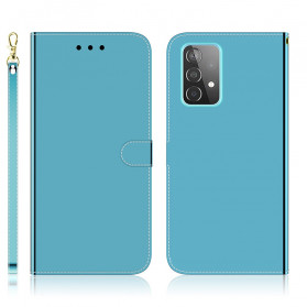 Samsung Galaxy A52 4G / A52 5G Capa de Espelho de Capa de Couro