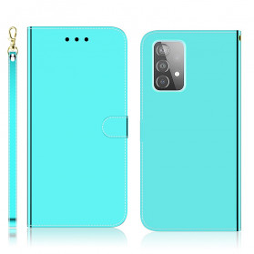 Samsung Galaxy A52 4G / A52 5G Capa de Espelho de Capa de Couro