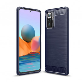 Xiaomi Redmi Note 10 Pro Capa de fibra de carbono escovada