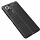 Xiaomi Redmi Note 10 Pro Capa de Couro Lychee Linha Dupla Efeito Lychee