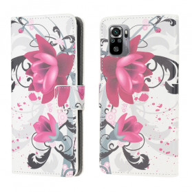 Xiaomi Redmi Note 10 / Nota 10 S Capa Flores Tropicais