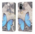 Xiaomi Redmi Note 10 / Nota 10s Butterfly Case Blue