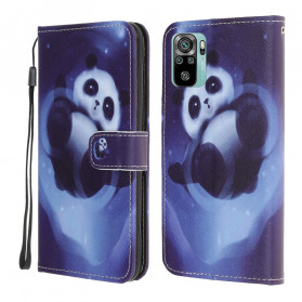 Xiaomi Redmi Note 10 / Nota 10s Capa de cinta espacial Panda