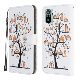Xiaomi Redmi Note 10 / Nota 10s Funky Cats Strap Case