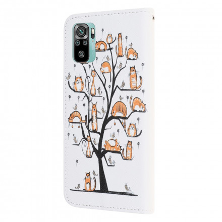 Xiaomi Redmi Note 10 / Nota 10s Funky Cats Strap Case
