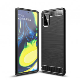 Samsung Galaxy A71 5G Capa de fibra de carbono escovada
