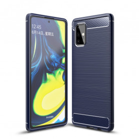 Samsung Galaxy A71 5G Capa de fibra de carbono escovada