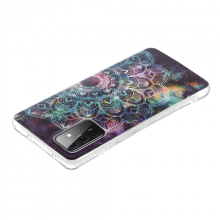 Samsung Galaxy A72 4G / A72 5G Capa Mandala Colorida Fluorescente