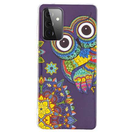 Samsung Galaxy A72 4G / A72 5G Capa Fluorescente Coruja Owl