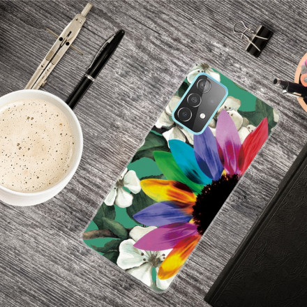 Samsung Galaxy A32 4G Capa floral colorida