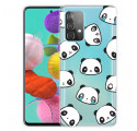 Capa de Pandas Sentimentais Samsung Galaxy A32 4G