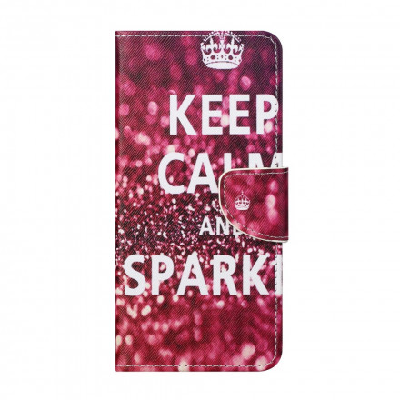 Capa Samsung Galaxy A32 4G Keep Calm and Sparkle