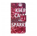 Capa Samsung Galaxy A32 4G Keep Calm and Sparkle