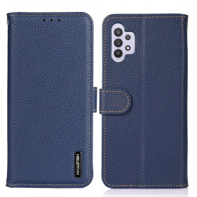 Samsung Galaxy A32 4G Capa de couro Litchi KHAZNEH