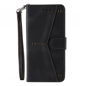 Capa Samsung Galaxy A32 4G Rebites em pele de dois tons