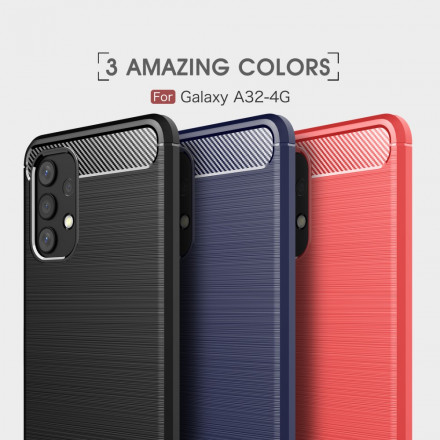 Samsung Galaxy A32 4G Capa de fibra de carbono escovada