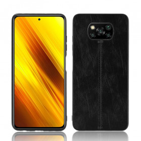 Xiaomi Poco X3 Capa de Couro Sem Costura