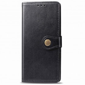 Samsung Galaxy A71 5G Capa em pele com fecho Vintage