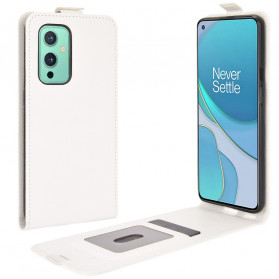 OnePlus 9 Aba de Efeito Couro Vertical