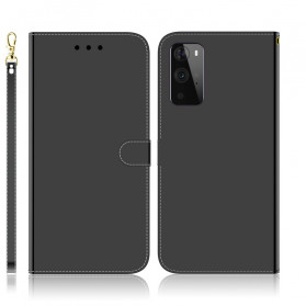 OnePlus 9 Pro Espelho de capa de couro