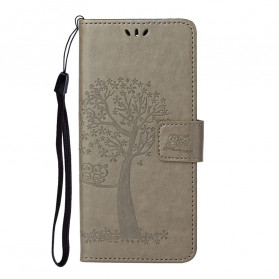 Xiaomi Redmi Note 10 Pro Tree & Owl Strap Case