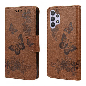 Samsung Galaxy A32 4G Case Butterflies com Cordão