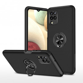 Samsung Galaxy A12 Case Premium Anel Rotativo