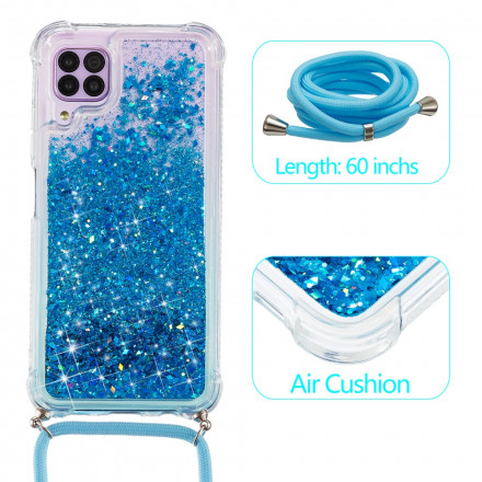 Samsung Galaxy A12 Glitter Case com Lanyard Samsung Galaxy A12 Glitter Case com Lanyard