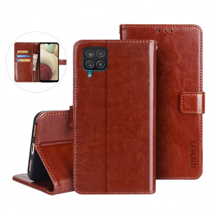 Capa Samsung Galaxy A12 Leatherette IDEWEI