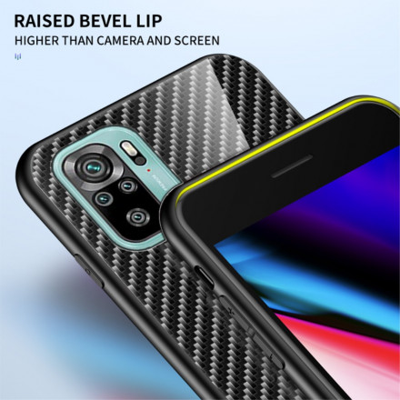 Xiaomi Redmi Note 10 / Nota 10 Capa Pro Fibra de Carbono Vidro Temperado