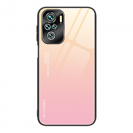 Xiaomi Redmi Note 10 / Nota 10s Capa de vidro temperado Be Yourself