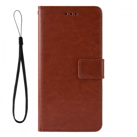 Xiaomi Redmi Note 10 / Nota 10s Capa de Couro Brilhante Falso