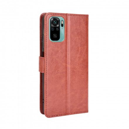 Xiaomi Redmi Note 10 / Nota 10s Capa de Couro Brilhante Falso
