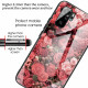 Xiaomi Redmi Note 10 / Nota 10s Capa de vidro endurecido Flores Rosa
