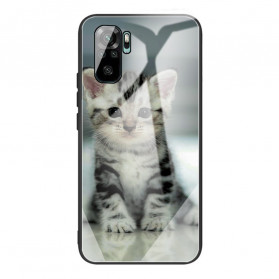 Xiaomi Redmi Note 10 / Nota 10s Capa de vidro temperado Kitten