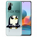 Xiaomi Redmi Note 10 / Nota 10s Case Penguin Fuck You