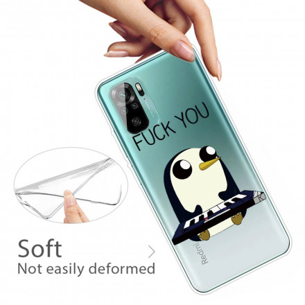 Xiaomi Redmi Note 10 / Nota 10s Case Penguin Fuck You
