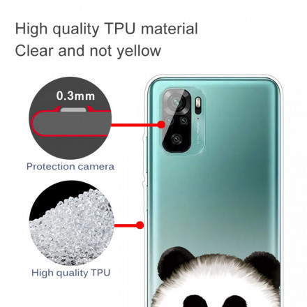 Xiaomi Redmi Note 10 / Nota 10s Capa Panda Transparente
