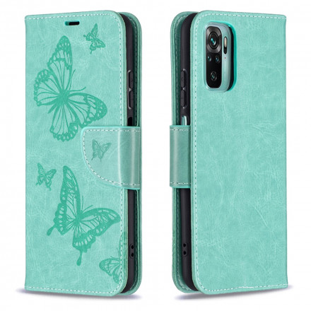 Xiaomi Redmi Note 10 / Nota 10s Capa de CordÃ£o Impressa Butterfly