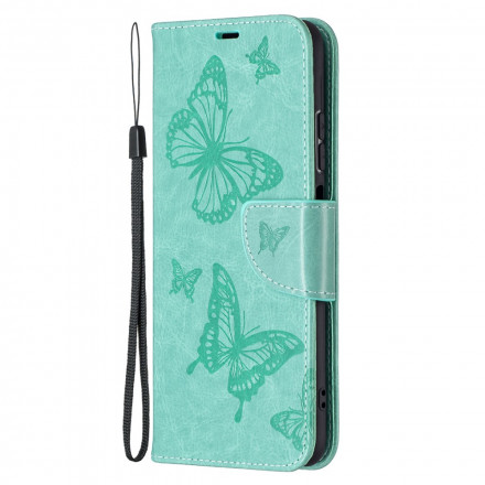 Xiaomi Redmi Note 10 / Nota 10s Capa de CordÃ£o Impressa Butterfly