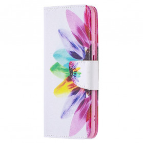 Xiaomi Redmi Note 10 / Nota 10s Capa flor de aguarela