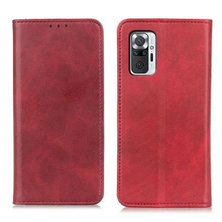 Capa Flip Xiaomi Redmi Note 10 Pro Split Leather