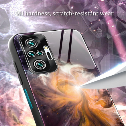 Xiaomi Redmi Note 10 Capa Pro Cores de design de vidro temperado