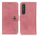 Capa de Couro Mock Sony Xperia 1 III KHAZNEH