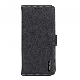 Capa de couro Sony Xperia 1 III Litchi KHAZNEH