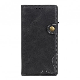 Sony Xperia 10 III Botão artístico e capa de costura