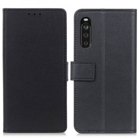 Capa Clássico Sony Xperia 10 III Leatherette