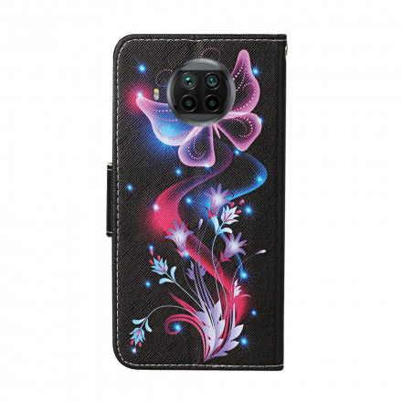 Xiaomi Mi 10T Lite 5G / Redmi Note 9 Pro 5G Case Butterflies and Strap
