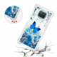 Xiaomi Mi 10T Lite 5G / Redmi Note 9 Pro 5G Case Blue Butterflies Glitter