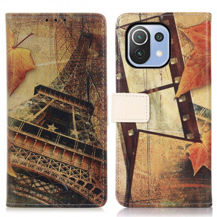 Xiaomi Mi 11 Lite / Lite 5G Capa de Outono da Torre Eiffel